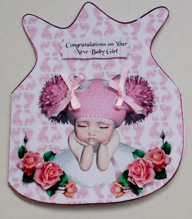 Quick Card Baby Girl by Diane  Vermeer