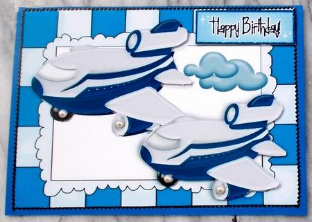 Little Blue Aeroplanes by Diane  Vermeer