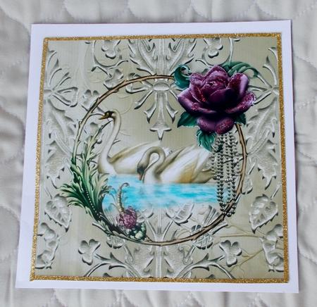Circle of Grace Topper with Decoupage by Diane  Vermeer