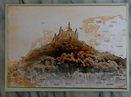 Castle on the Mountain by Diane  Vermeer