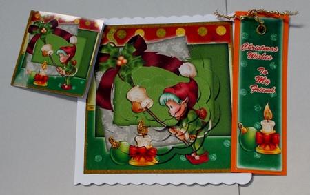 Mini Kit -marshmallow Elf for Xmas #6 by Diane  Vermeer