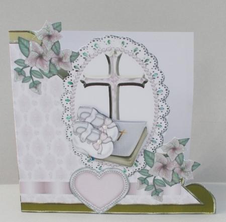 A Lovely Christening or Baptism on Lace Over the Edge by Diane  Vermeer