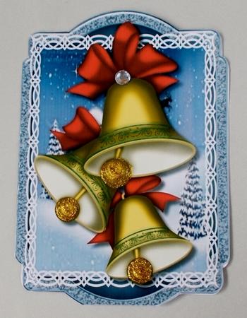 Print, Cut, and Fold, Christmas Bells by Diane  Vermeer