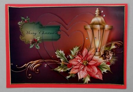 Christmas Street Lamp Heart Shaped Pyramid by Diane  Vermeer