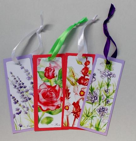 My Herbal Garden Bookmarks by Diane  Vermeer