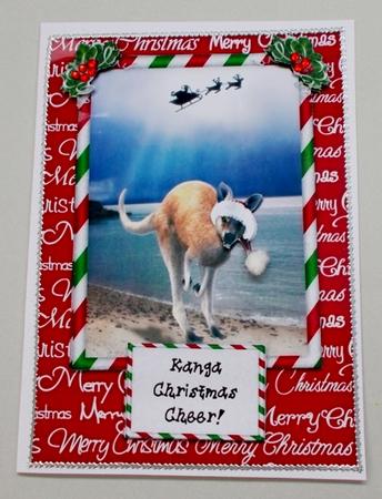 Hoppy Christmas! A5 Topper by Diane  Vermeer