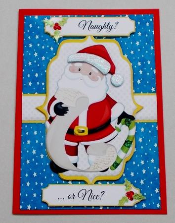 Naughty or Nice? A5 Topper by Diane  Vermeer