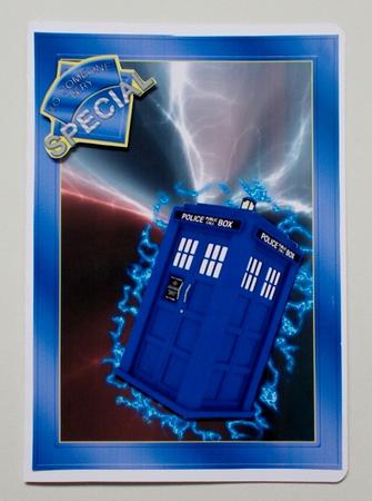 The Time King in Energy Storm A5 Card with Decoupage by Diane  Vermeer