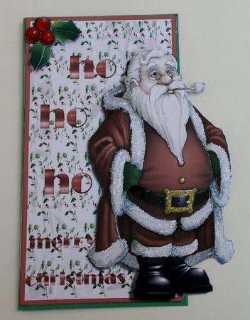 Santa Ho Ho Ho by Diane  Vermeer