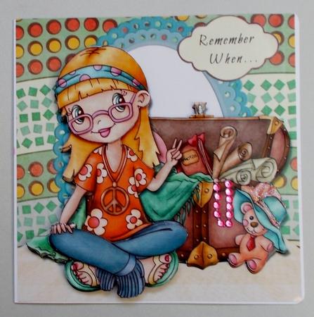 Hippy Chick by Diane  Vermeer