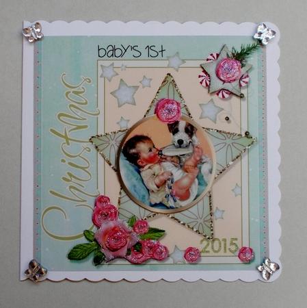 Baby's First Christmas 2 by Diane  Vermeer