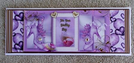 Pretty Lilac Wedding Large Dl by Diane  Vermeer