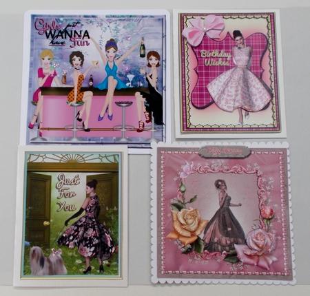 Bumber Kit- 15 Sheets of Lovely Ladies for Many Occasions by Diane  Vermeer