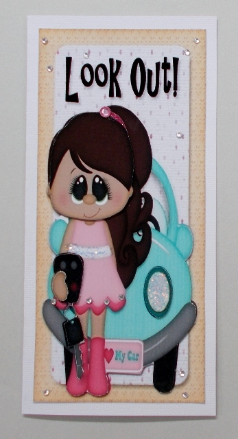 Licensed to Drive Girl Dl Card by Diane  Vermeer