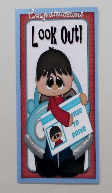 Licensed to Drive Boy Dl Card by Diane  Vermeer