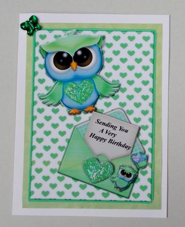 Mail by Owl by Diane  Vermeer