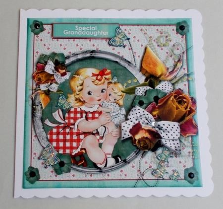 Sitting Pretty Girl Dolly by Diane  Vermeer