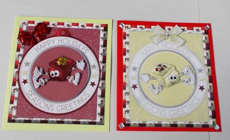 Two Lovely Toppers with Decoupage by Diane  Vermeer