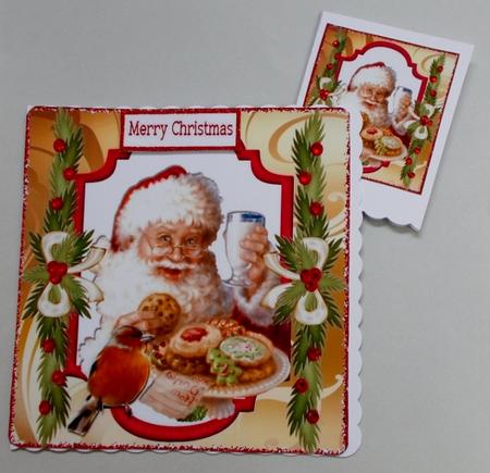I Hope Santa Shares Some Cookies with Me! 8x8 by Diane  Vermeer