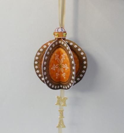 Easy Christmas Ornament #3 by Diane  Vermeer