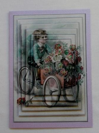 Flower Card by Diane  Vermeer