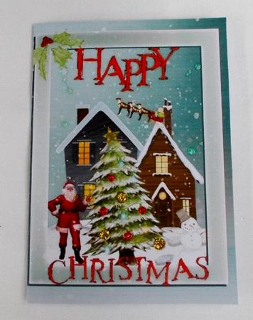 Quick Christmas Card by Diane  Vermeer