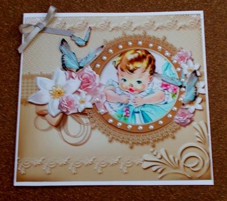 Baby Christening Blessings by Diane  Vermeer