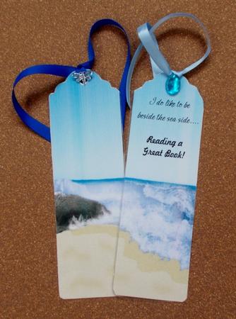 Beside the Seaside Bookmark by Diane  Vermeer