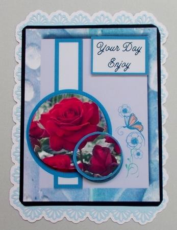 Smile Be Happy Red Roses by Diane  Vermeer