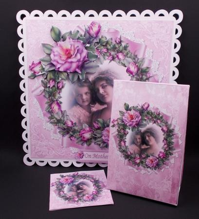8x8 Roses for My Mother Mini Kit by Diane  Vermeer