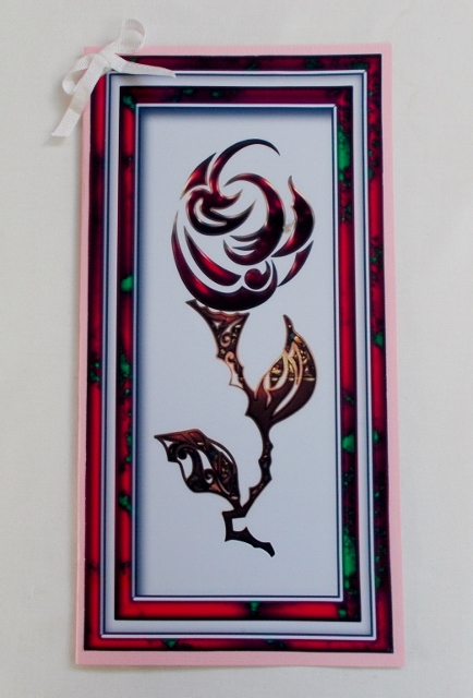 Tribal Rose Various Occasions Large Topper by Diane  Vermeer