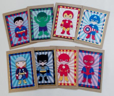 Superhero Tags/mini Cards by Diane  Vermeer
