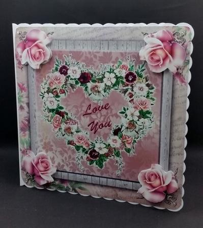 Flower Heart by Diane  Vermeer