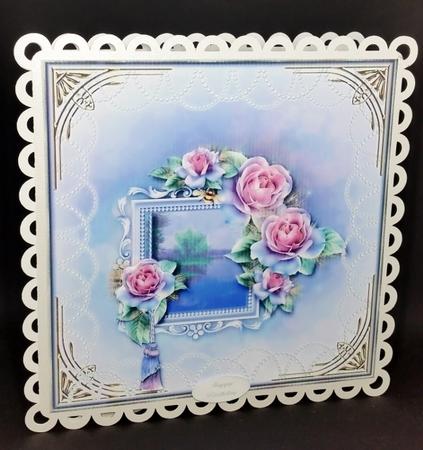 8x8 Romantique Card Topper 2 by Diane  Vermeer
