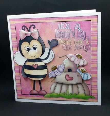Its a Beautiful Day Card Front 2 by Diane  Vermeer