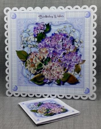 Beautiful Painted Vintage Hydrangea  by Diane  Vermeer