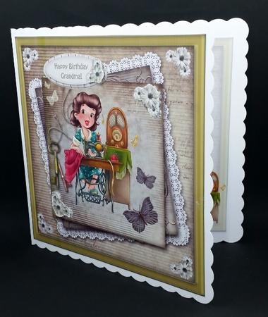 Mums Sewing Kit by Diane  Vermeer
