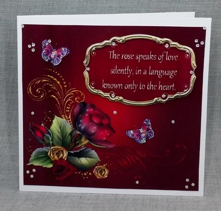The Love Rose by Diane  Vermeer