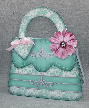 Green Daisy Handbag Shaped Mini Kit by Diane  Vermeer