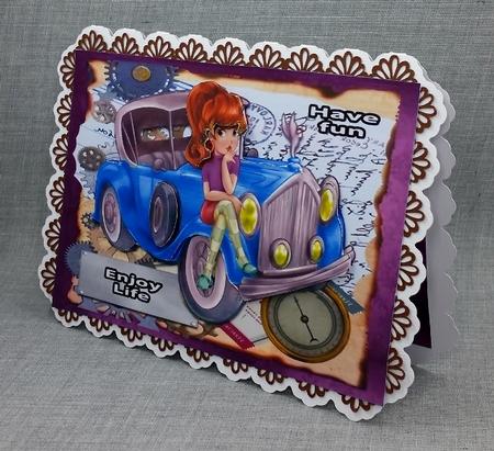 Mini Kit- Retro Chick #4 by Diane  Vermeer