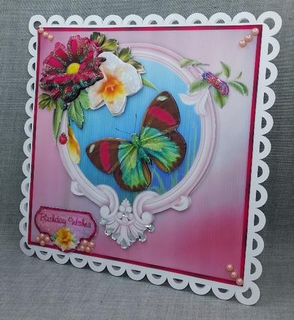 Spring Blooms 8" Square Card Mini-kit by Diane  Vermeer