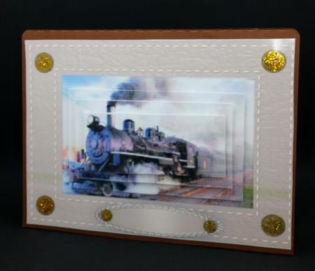 The Early Morning Steam Train  by Diane  Vermeer