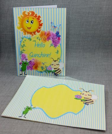 Hello Sunshine Greeting Card and Envelope Kit by Diane  Vermeer