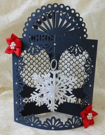 Swinging Snowflake Card by Diane Baldrey