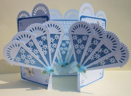 3D Fan Fronted Door Card by Diane Baldrey
