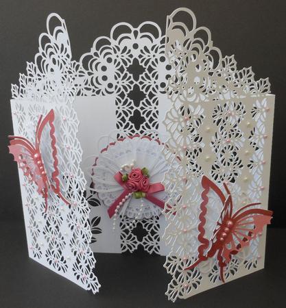 Coronet & Butterfly Door Card by Diane Baldrey