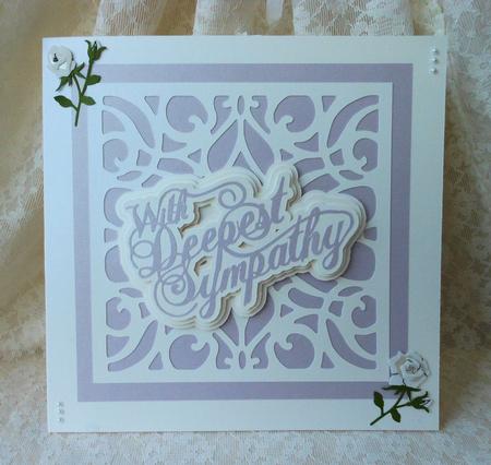 With Deepest Sympathy Topper by Diane Baldrey