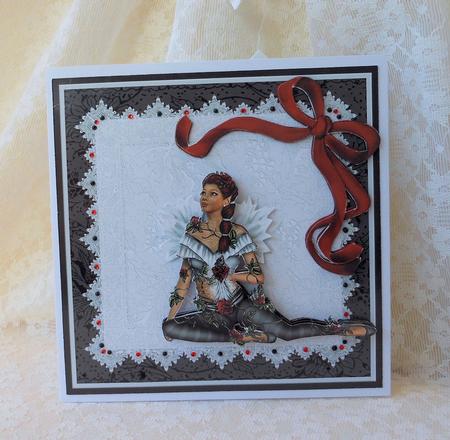 Angel with Roses by Diane Baldrey