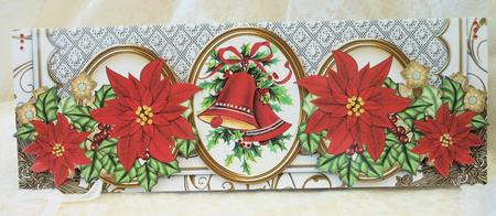 Christmas Bells Ink Saver! Large Dl Decoupage Card Kit by Diane Baldrey