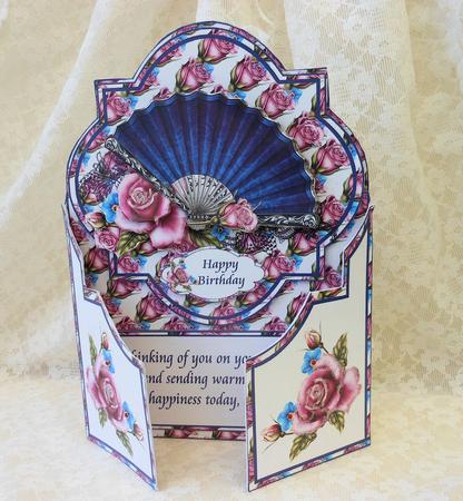 Elegant Floral Fan All Occasion Kit by Diane Baldrey